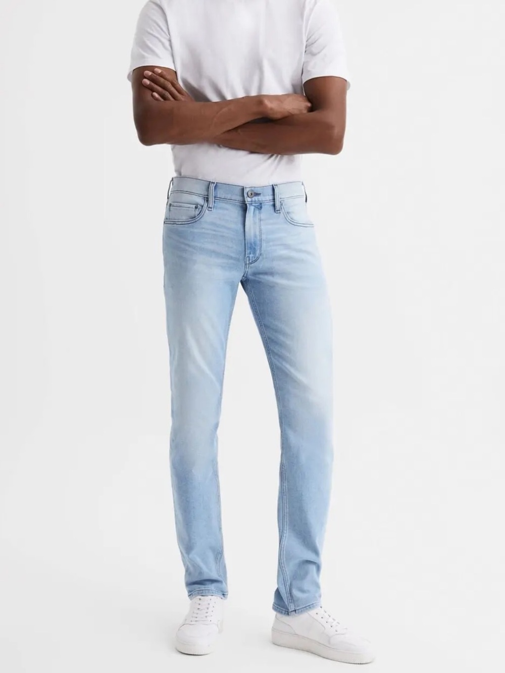 Paige Lennox High-Stretch Slim-Fit Jeans in Rowler